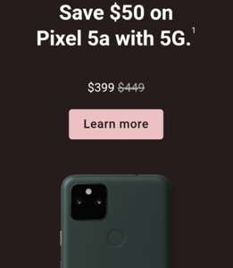 [18.11] Смартфон Google Pixel 5a 5g со скидкой на Черную пятницу (из США, нет прямой доставки)
