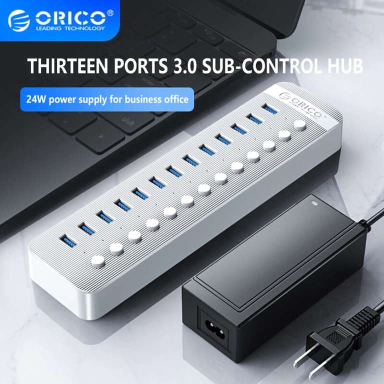 ORICO USB 3.0 промышленный Хаб 7/10/13 портов