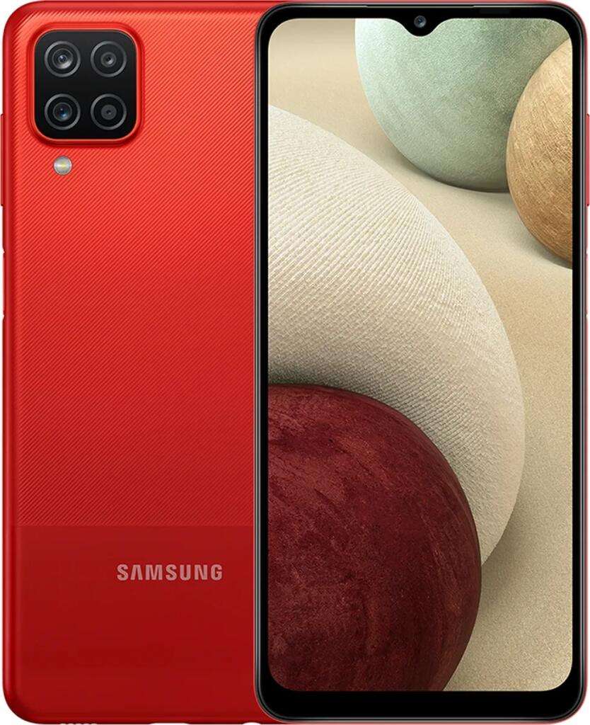 Смартфон Samsung Galaxy A12 4/128GB, красный