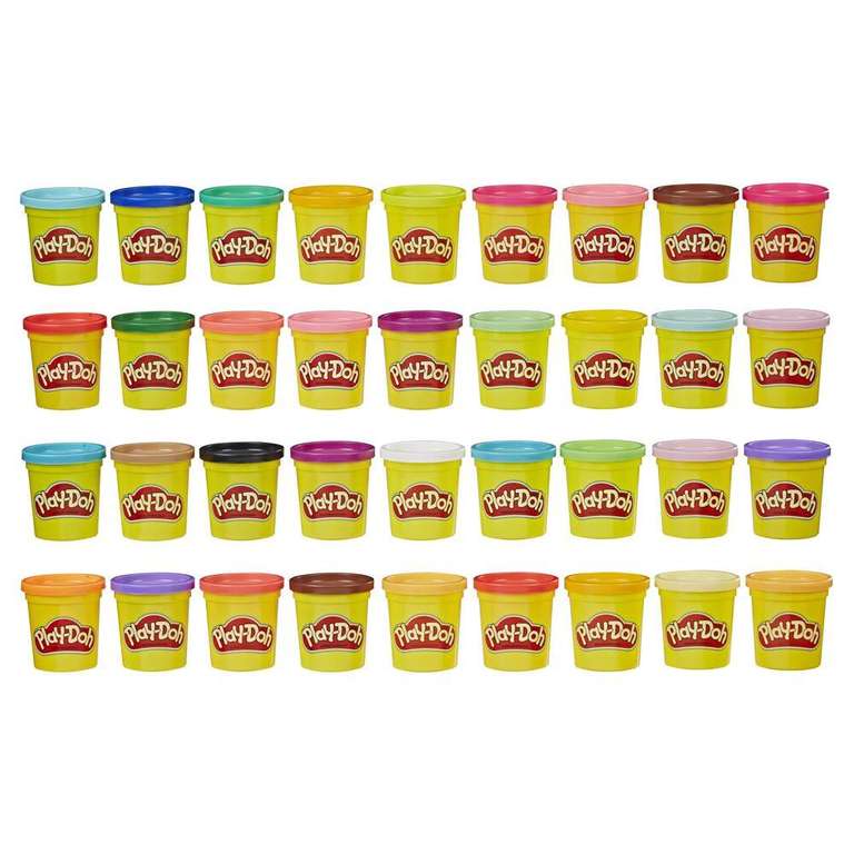 Набор игровой для лепки Play-Doh Мега-набор 36 банок 36834F02 на Tmall