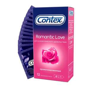 Презервативы CONTEX Romantic Love ароматизированные, 12 шт