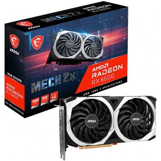 Видеокарта MSI AMD Radeon RX 6600 MECH 2X RX 6600 MECH 2X 8G