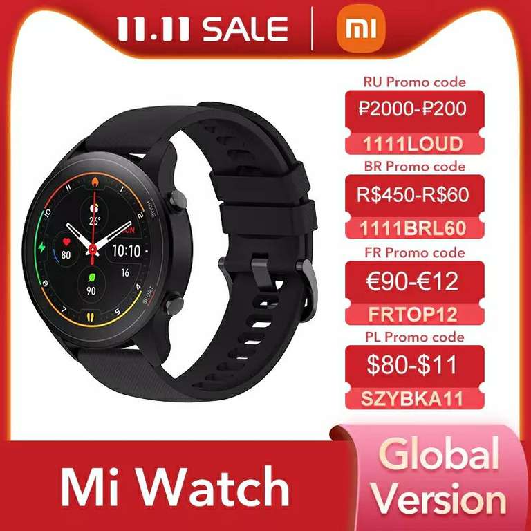 Xiaomi Mi Watch - умные часы с GPS