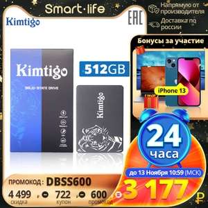 SSD Kimtigo KTA-320 512ГБ (в магазине Smart Life у меня 301₽)