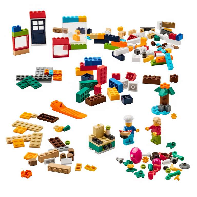 Конструктор LEGO BYGGLEK БЮГГЛЕК (эксклюзив IKEA), 201 деталь, разные цвета