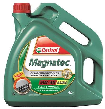 Моторное масло синтетическое CASTROL MAGNATEC 5W-40, 4л