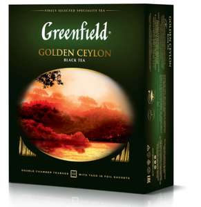 Чай Greenfield "Golden Ceylon" в пакетиках черный 100*2г