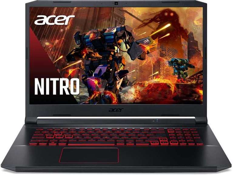 Ноутбук Acer Nitro 5 AN517-52-74V6, 17.3", IPS, Intel Core i7 10750H 2.6ГГц, 16ГБ, 512ГБ SSD, NVIDIA GeForce RTX 3050 Ti - 4096 Мб, Eshell