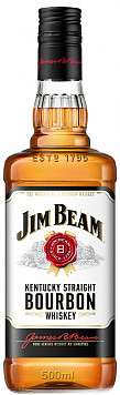 [Волгоград] Виски JIM BEAM Bourbon 40%, 0.5л, США, 0.5 L
