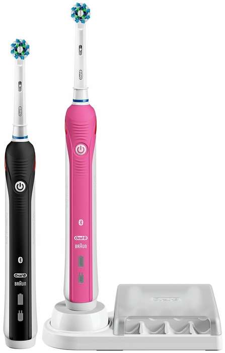 Электрическая зубная щетка Oral-B Smart 4 4900, 2 шт (3690₽ для новых пользователей)