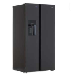 Холодильник Side by Side DEXP SBS650ASY черный c льдогенератором