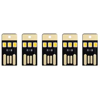 Cветодиодные мини USB-лампочки (5 штук) $0.20 с кодом 5PCSUSB