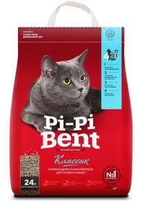 Наполнитель для кошачьих туалетов Pi Pi Bent 4 пачки (254 ₽/шт.)