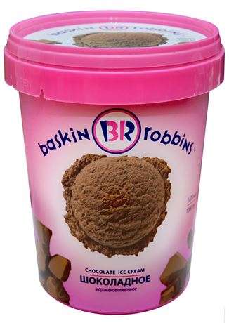 Скидки на мороженое Baskin Robbins (напр. Baskin Robbins Шоколад 1000мл, 600г БЗМЖ)