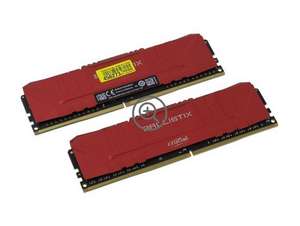 Crucial Ballistix DDR4 DIMM 16Gb KIT 2*8Gb (при онлайн оплате)