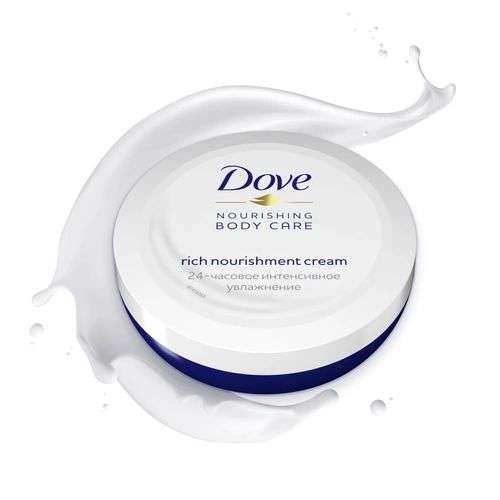 Dove универсальный крем для кожи лица и тела, увлажнение для всех типов кожи, 150 мл (с 25.11 для премиум-аккаунтов)