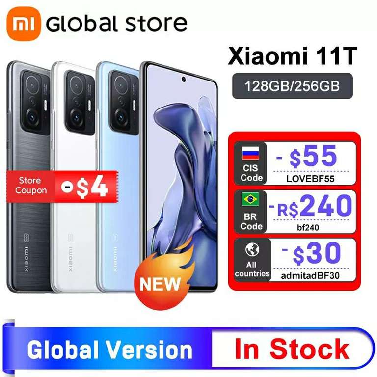Смартфон Xiaomi Mi 11T 8+128Gb Global (RU склад)