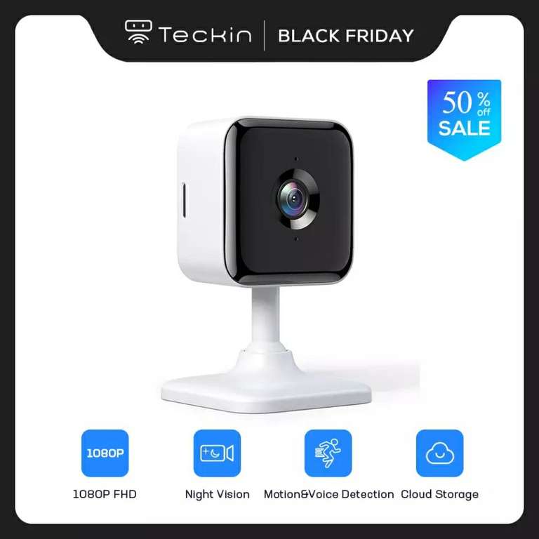 Камера видеонаблюдения для дома Teckin Cam 1080P FHD