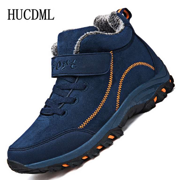 Зимние замшевые ботинки HUCDML