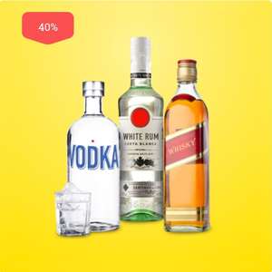 -40% на покупку алкоголя в Ленте