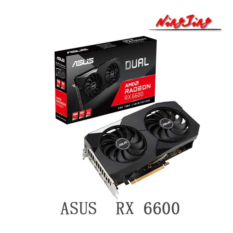 Видеокарта ASUS Radeon RX 6600 8192Mb DUAL (DUAL-RX6600-8G) (Пошлина включена)