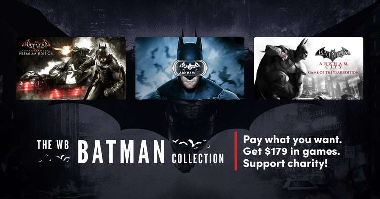 [PC] Набор The WB Batman Collection: от 2 игр (Arkham Asylum GOTY + LEGO Batman за 1$)