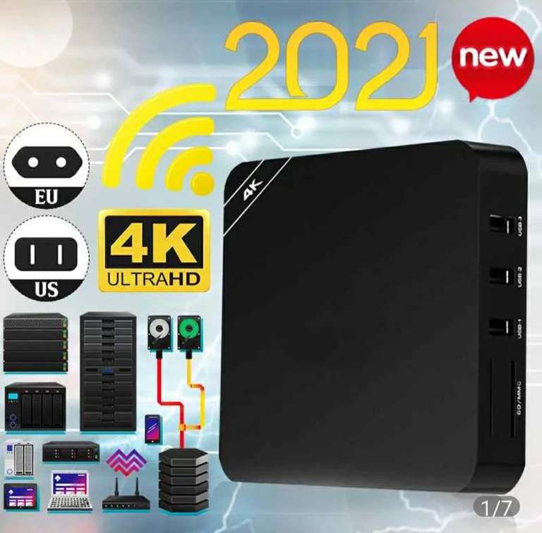 ТВ-приставка MX9 4G64G 4K Android 7