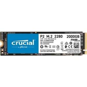 SSD накопитель Crucial P2 M.2 NVMe 2TB (доставка из-за рубежа)