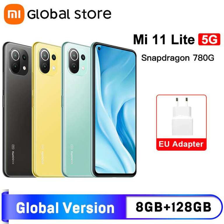 [3.11] Смартфон Xiaomi Mi 11 Lite 5G 8+128 Гб Глобальная версия