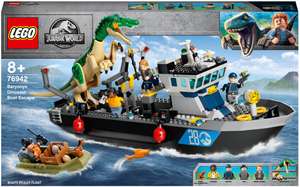 Конструктор LEGO Jurassic World 76942 Побег барионикса на катере