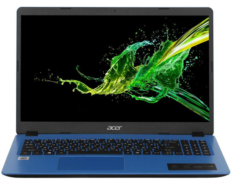 Ноутбук Acer Aspire 3 A315-56-34Q8 (TN, 15.6", Core i3 1005G1, 4 ГБ, SSD 256 ГБ)