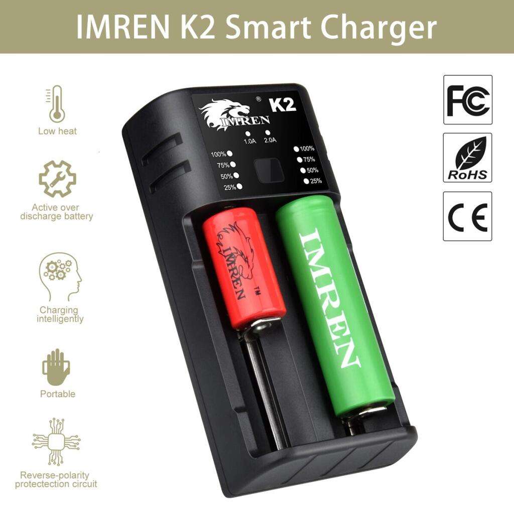 Зарядное устройство для аккумуляторов Imren K2 USB 5ВТ 2А