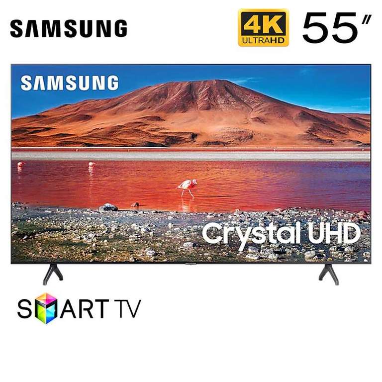 Телевизор Samsung UE55TU7100UXRU (55", VA, 4K UHD, SmartTV)