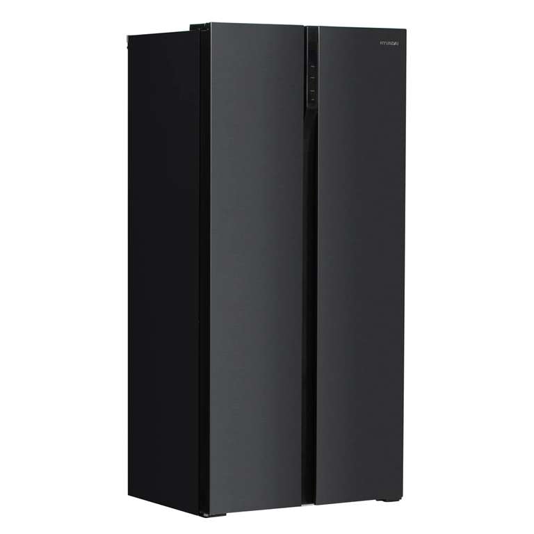 Холодильник HYUNDAI CS4505F, двухкамерный, черный