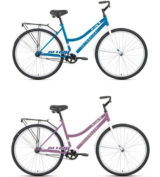 Велосипед ALTAIR CITY 28 low (28" 1 ск. рост 19") 2020-2021, два цвета