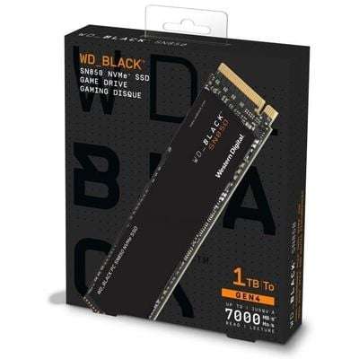 SSD диск WD Black SN850 PCI-E 4.0 x4, M.2 NVMe 1TB