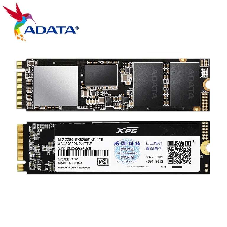 SSD-накопитель ADATA XPG SX8200 Pro, 1 TB (ещё вариант в описании)