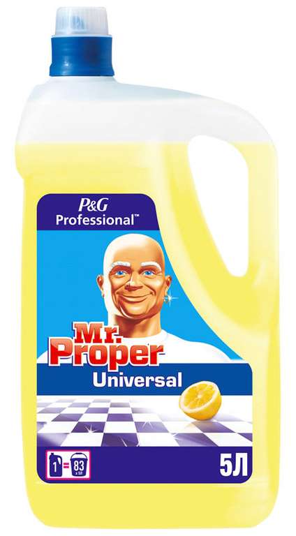Универсальное жидкое моющее средство Mr Proper Professional Лимон 5 л.