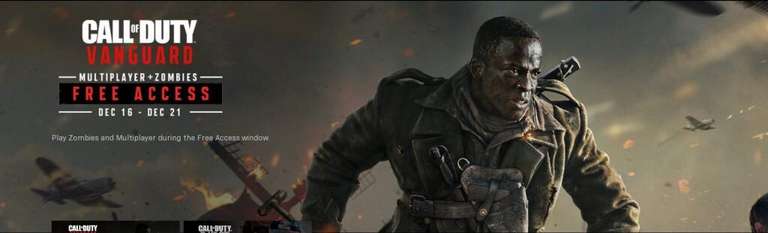 [PC, PS, Xbox] Бесплатные выходные в Call of Duty: Vanguard (Multiplayer и зомби)
