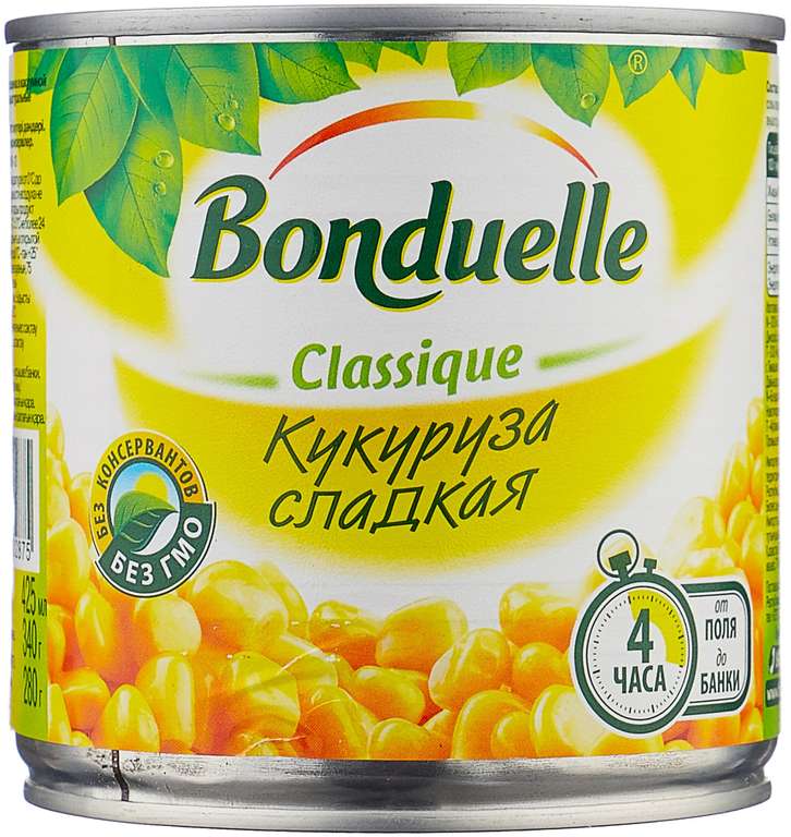 Кукуруза сладкая Bonduelle, 340 г