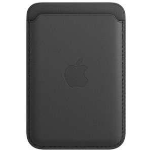 Чехол Apple iPhone Leather Wallet MagSafe Black