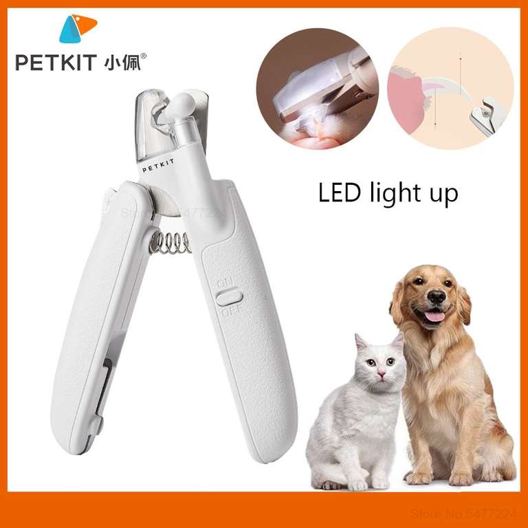 Кусачки для когтей домашних животных PETKIT с подсветкой