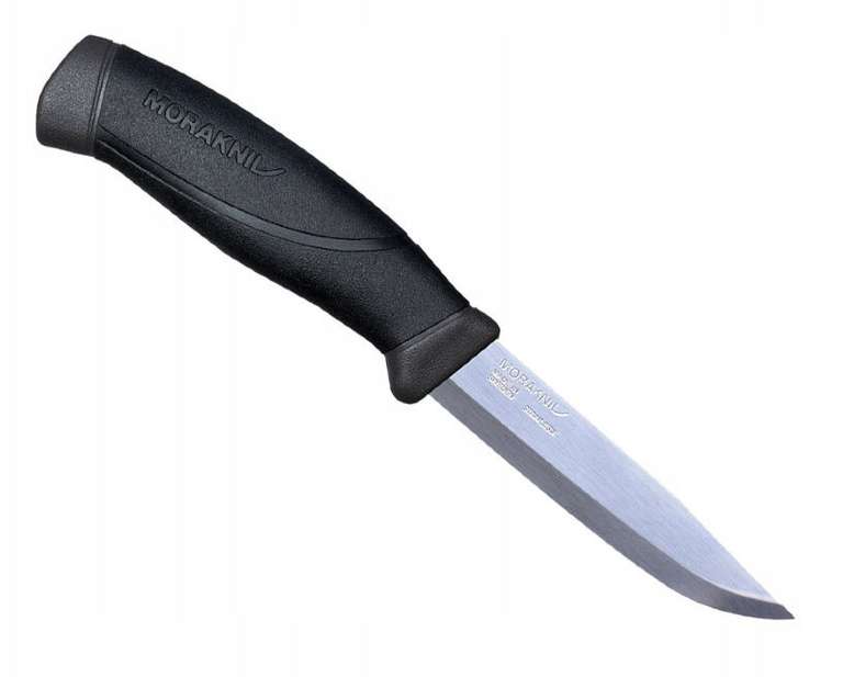 Нож Morakniv Companion (13165) стальной лезв.104мм черный и другие