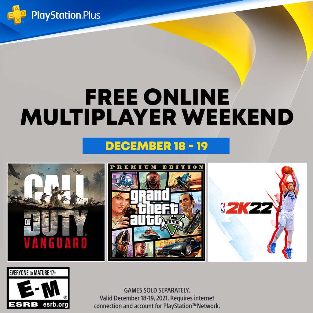 [PS4, PS5] Бесплатно: многопользовательская игра без подписки PS+ в выходные с 18.12 | GTA Online с 16 по 29 декабря
