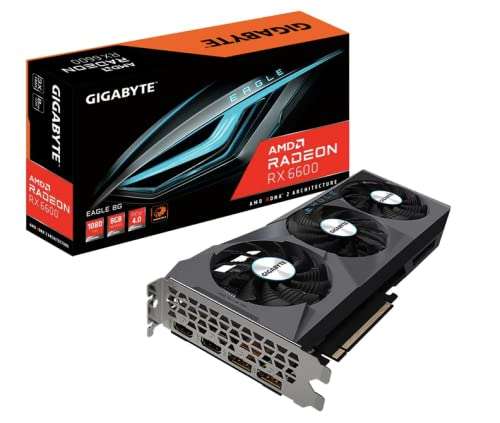 Видеокарта GIGABYTE Radeon RX 6600 Eagle не XT
