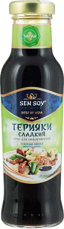 Sen Soy Соус столовый Терияки сладкий, 320 г