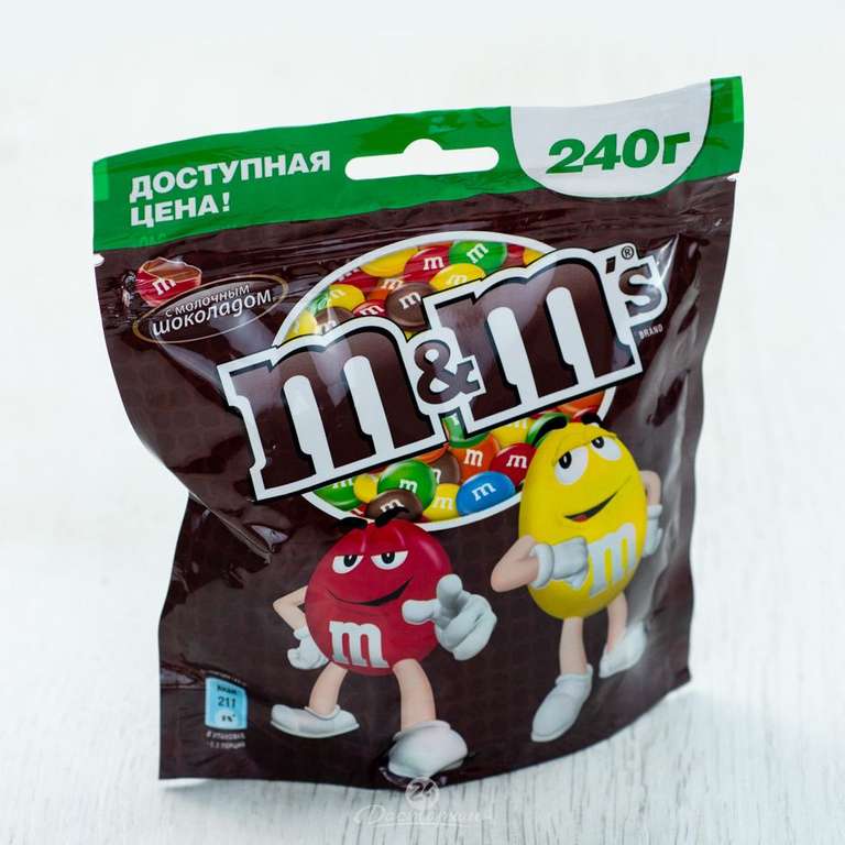Драже M&M's Milk Chocolate, 240 г