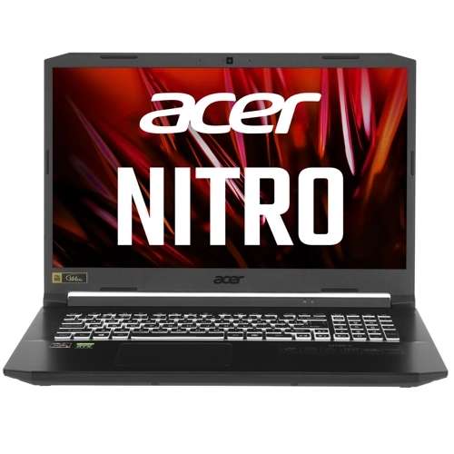 Ноутбук Acer Nitro 5 AN517-41-R6AH, 17.3", Full HD, IPS, AMD Ryzen 5 5600H, RAM 16 ГБ, SSD 512 ГБ