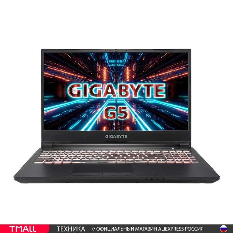 Ноутбук игровой Gigabyte G5 (15.6" 144hz IPS FHD/Core i5-10500H/16Gb/SSD512Gb/RTX 3060 6Gb/Win10)