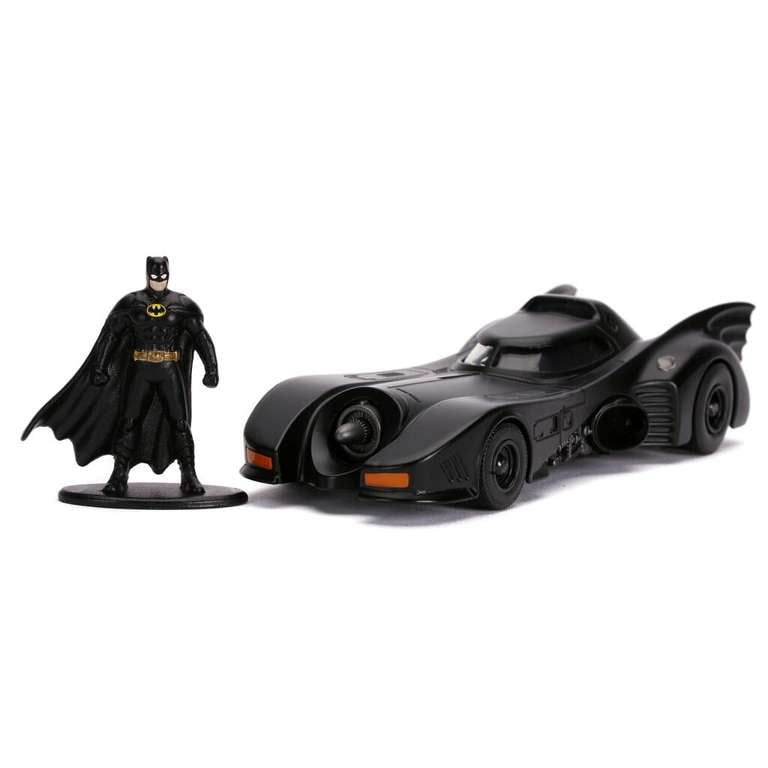 Набор Jada Toys DC Batman: модель машины 1989 Batmobile (масштаб 1:32) + фигурка Batman Figure